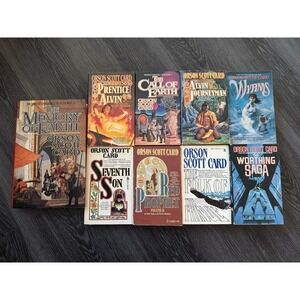 Lot of Vintage Paperback Sci-fi Fantasy Fiction Books by Orson Scott Card